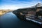 View of side Villa Nova de Gaia at Douro river, Porto