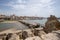 View of Sidon from Sidon Sea Castle. Lebanon