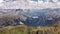 View from Silvretta mountain range