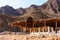 View of Sinai mountains in Abu Galum near Dahab in Egypt