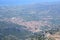 View of Siniscola town from the Montalbo mountains