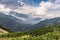 View from Siroke sedlo, Tatra mountains, Slovakia