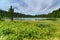 View on Sixth Lake of Karakol lakes in Altai Republic. Russia