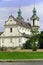 View on skalka church in krakow in poland