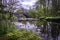 A view of Skelwith Bridge showing the river of Brathay