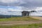 View of the ski lift on the top of Kaunispaa mountain, Saariselka, Lapland, Finland