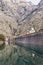 View of Skurda river and wall of Old Town. Kotor, Montenegro