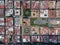 view from the sky, view from above the cross of squares in guadalajara mexico, public squares forming a cross in plan