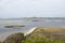 A view of the skyline of Perdido Key from the waters of Big Lagoon State Park in Pensacola, Florida