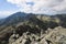 view from Slavkovsky stit, High Tatras, Vysoke Tatry, Slovakia