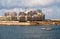 The view of Sliema city skyline from Valletta across Marsamxett