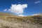 View of the slope of Mount Aragats