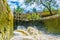 View of a sluice on Canal du Midi in Carcassone, France