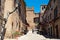View in the small ancient town of Gradara, Italy