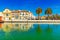 View of the small city of Aveiro in Portugal, the Portuguese Venice