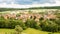 View of small german town in bavaria