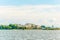 View of a small inhabited island in the Helsinki bay in Finland....IMAGE