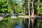 View of small river in Sarzhin Yar park, Kharkov