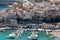 View on small Sicilian seaside town Castellammare del Golfo located in western part of island