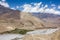 View on small Tiri village in Upper Mustang, Nepal