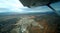 A View of a Small Town from an Airplane