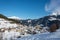View on the small village Ladis in ski resort Serfaus Fiss Ladis