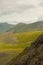 View at Snowdon. Highest mountain range in Wales. Snowdonia National Park.