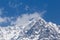 View on snowy Dhauladhar peak in Himalayas