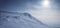 View of the snowy peak in mountains