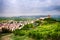 View of Soave (Italy) and its famous medieval castle