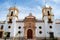 View of the Socorro Parish church in the Plaza del Socorro, Ronda, Spain.