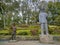 View of the Soeharto monument statue in the Soeharto hill tourist park, Badegan, Ponorogo, East Java, Indonesia