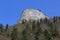 View on Sokolica peak, Dunajec River Gorge; Dunajec, Pieniny Mountains, Poland