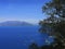 View of the Sorrento peninsular from the isle of Capri Italy