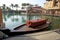 View of the Souk Madinat Jumeirah and abra boat