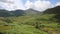 View south from Blea Tarn between Great Langdale and Little Langdale Lake District Cumbria England UK