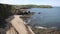 View of South Devon coast towards Hope Cove England UK near Kingsbridge and Thurlestone