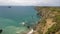 View of the South Wales Coastline from the Pembrokeshire Coastal Path, near Solva, Wales, UK