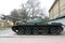 View of Soviet main battle tank T-62