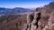 View of the spa town of Baden Baden and the Black Forest. Seen from the battert rock. Baden Wuerttemberg, Germany, Europe