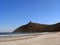 A view of the Spanish watchtower of Porto Giunco, Villasimius,