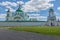 View of the Spaso Yakovlevsky Monastery, photo taken on a sunny summer day