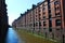 View of Speicherstadt (city of warehouses)