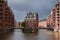 View of the Speicherstadt Hamburg