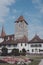 View on Spiez Castle - living museum and park, Switzerland, Europe