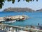 View of Spinalonga island from Plaka, Crete