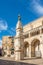 View at the Spire of Immaculate Conception near Cathedral of Assumption of St.Mary in Bitonto, Italy