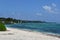 View from Spotts Public Beach on Grand Cayman in the Cayman Islands