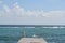 View from Spotts Public Beach on Grand Cayman in the Cayman Islands