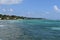 View from Spotts Public Beach on Grand Cayman in the Cayman Islands